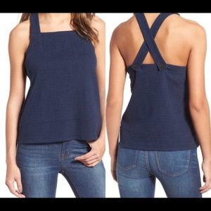 Blue madewell top